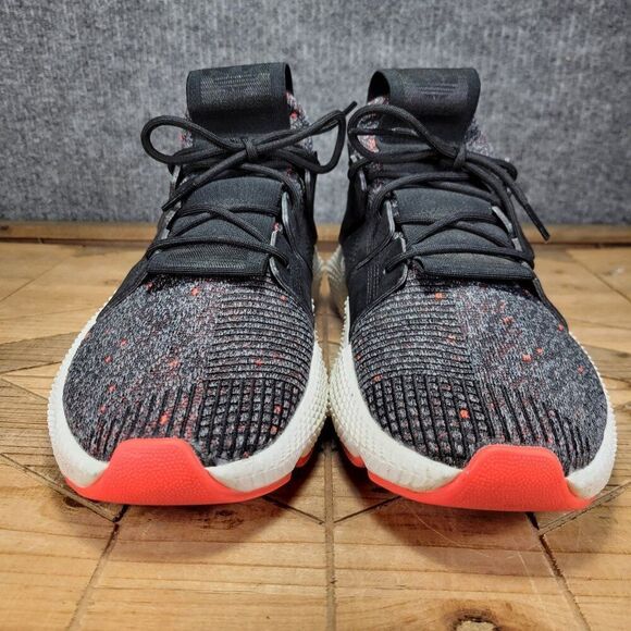 Adidas Prophere Athletic Shoes Sneakers Men's SZ 10.5 Primeknit Black Red CQ3022 - Picture 4 of 11